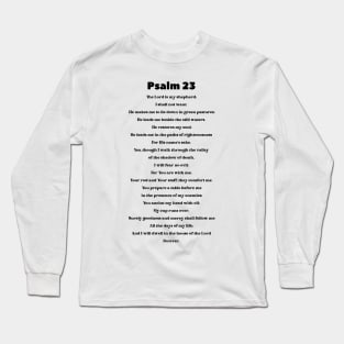 Psalm 23 Long Sleeve T-Shirt